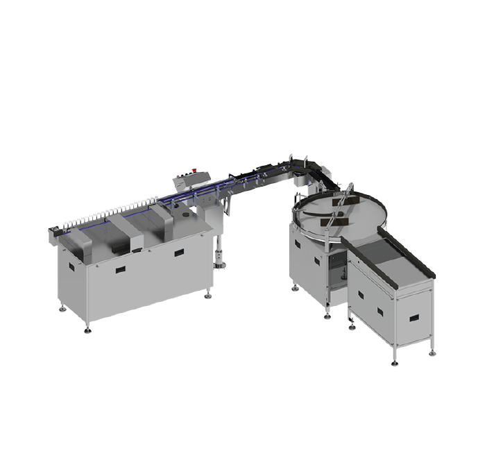 VIAL DE-PACKING AND ROW PUSHER EQUIPMENT 16