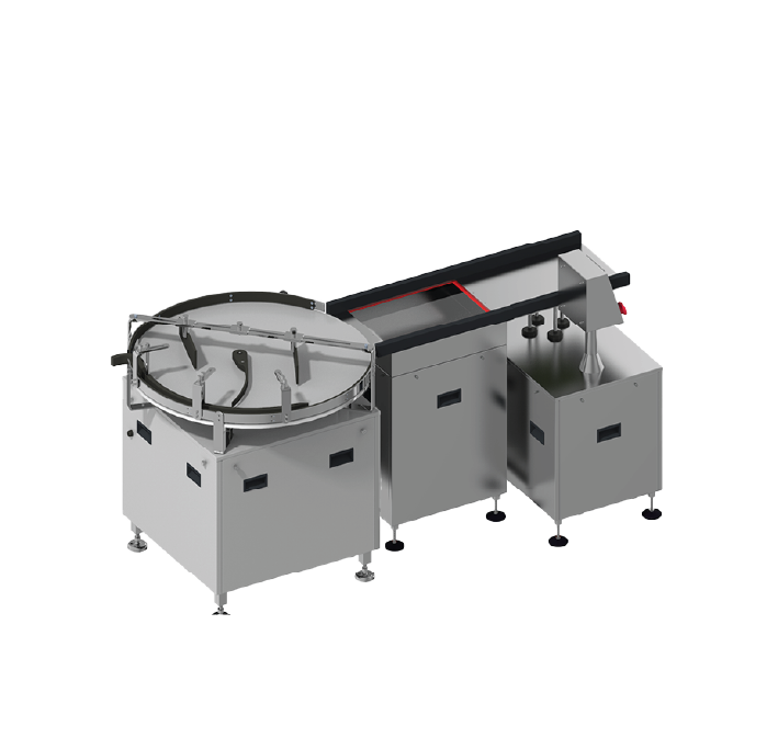 VIAL DE-PACKING AND ROW PUSHER EQUIPMENT 18